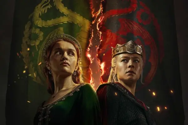 Imagem poster da série "House of Dragon" da HBO